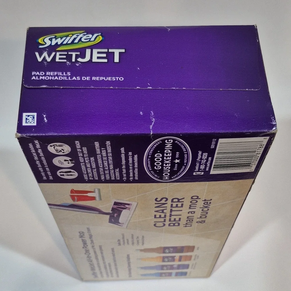 Swiffer WetJet Mop Refill Pads Extra Power with Magic Eraser 10 Pack